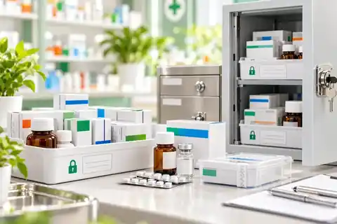 Secure regulated medicine handling and controlled-drug supply